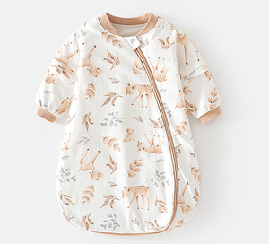 Sac de couchage pour nouveau-né en coton doux personnalisé sac de couchage pour bébé sac de couchage pour bébé été vente en gros OEM respirant sac de couchage pour tout-petits - Product Image 2