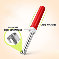 2 In 1 Roestvrijstalen Fruitschiller Handheld Appelperenzaadbuitverwijdergereedschap