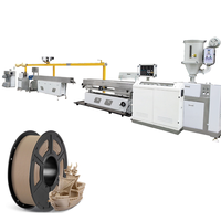 Machine d'extrudeuse de filament d'imprimante en bois de PLA 3D imprimant le filament de PLA 1.75mm faisant la précision de machine +/- 0.03mm