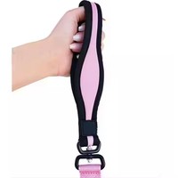 Laisse pour chien en nylon avec boucle mousqueton métallique, doublure en caoutchouc chloroprène et poignée souple – Vente directe