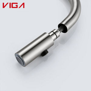 Grifo <span class=keywords><strong>de</strong></span> Cocina Moderno <span class=keywords><strong>de</strong></span> una Sola Palanca con Rociador Extraíble, <span class=keywords><strong>Manguera</strong></span> Móvil <span class=keywords><strong>de</strong></span> Acero Inoxidable - Product Image 6