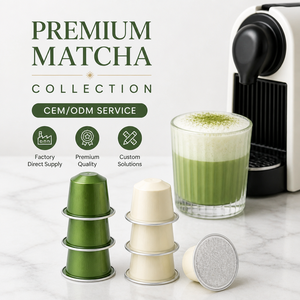 Uji Grade Matcha Green <b>Tea</b> Pods Variety Flavors Sugar Free Keto Friendly Natural Energy Capsules For Daily Morning Drink - Product Image 1