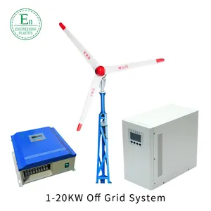 Benutzer definierte 48V 96V 110V 220V 3KW 5KW 10kw 20kw aus am Netz horizontale Achse Magnet AC Windkraft Turbine Generator System
