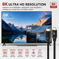 Câble HDMI PVC 8K 60Hz 4K 120Hz 48 Gbps haute vitesse