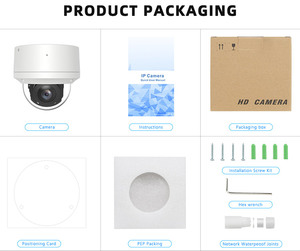 Caméra de sécurité CCTV compacte mini 8MP 4K POE PTZ anti-vandalisme IK10 avec audio bidirectionnel, détection humaine IA, vision nocturne IR, IP66, H.265+ VMS - Product Image 6
