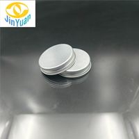 Bouchons filetés en aluminium avec revêtement en PE, fermetures à vis en métal, couvercle de bouteille en verre