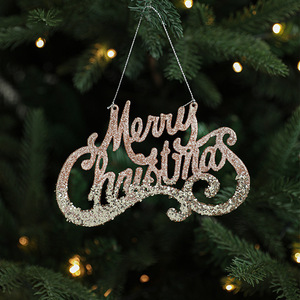 Pendentif maison renne scintillant de Noël, décorations de Noël, ornements pour sapin de Noël, articles d'ambiance, vente en gros - Product Image 3