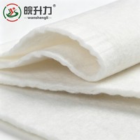 Géotextile non tissé en filament de polyester WSL pour le renforcement des talus routiers et la séparation des sols, drainage ferroviaire, fibres longues