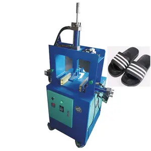 Kaynak üreticisi EVA/PE ayakkabı astarları terlik taban presler makinesi parmak arası Sandal yapma makinesi