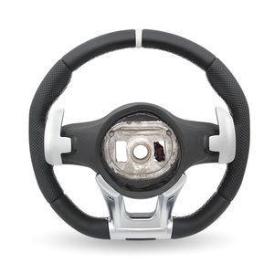 Volante de Lujo con Base Plana para <span class=keywords><strong>Mercedes</strong></span> <span class=keywords><strong>Benz</strong></span> C118 C180 C190 C197 C200 C205 C217 C219 C220 C220d - Product Image 4