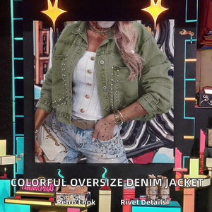 Blousons en jean décontractés Y2K à boutons, style américain, nouvelle édition, effet vintage délavé, coupe-vent et imperméables – Vente chaude - Product Image 2