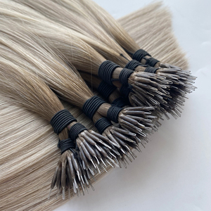 2025海逸厂家批发优质易安装双拉金属纳米环角蛋白粘合接发 - Product Image 5