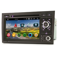Erisin 7 pouces Android 16 GPS CarPlay Auto DSP Écran IPS Lecteur multimédia de voiture avec TPMS pour Audi A4 S4 RS4 8E 8F B9