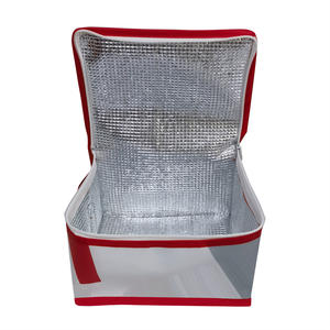 कस्टम लोगो फास्ट फूड डिलीवरी थर्मल इन्सुलेट कूलर बैग बैकपैक वाटरप्रूफ आउटडोर पैकिंग इन्सुलेटेड बीयर बैग 12 - Product Image 2