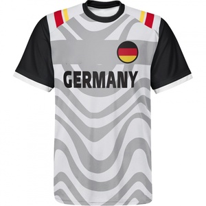 T-shirt de supporter de l'équipe nationale de football de la Coupe du monde, maillot <span class=keywords><strong>personnalisé</strong></span> style Portugal Brésil pour les matchs de football des États-Unis, du Canada et du Mexique - Product Image 4