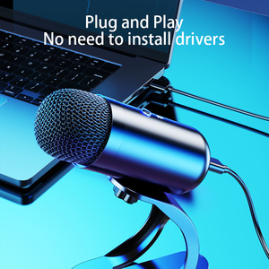 Coolcold USB <span class=keywords><strong>Microphone</strong></span> podcast PC máy tính Condenser Mic chơi game Youtube video có thể điều chỉnh đứng Studio <span class=keywords><strong>Microphone</strong></span> - Product Image 3