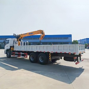 รถบรรทุกตงเฟิงจีนพร้อมเครน 6x4 รถเครนบูมยืดตรงแบบเทเลสโคปิกสำหรับขาย - Product Image 6