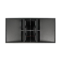 Subwoofer de scène professionnel 2000W AK218, double subwoofer passif de 18 pouces pour bars, fêtes, systèmes audio professionnels pour concerts