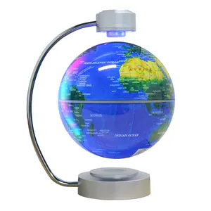 2023新款8英寸悬浮带led灯磁悬浮夜灯浮球