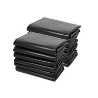 Sac poubelle en plastique noir durable et résistant de 38 x 60 pouces, 55 à 60 gallons, pour un usage quotidien