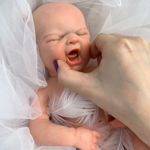 Muñeca Bebé <span class=keywords><strong>Reborn</strong></span> <span class=keywords><strong>de</strong></span> Silicona Suave Realista <span class=keywords><strong>de</strong></span> 12 Pulgadas, 100% Realista, Cuerpo Completo <span class=keywords><strong>de</strong></span> Silicona, Muñeca Bebé <span class=keywords><strong>Reborn</strong></span> <span class=keywords><strong>de</strong></span> Silicona - Product Image 3