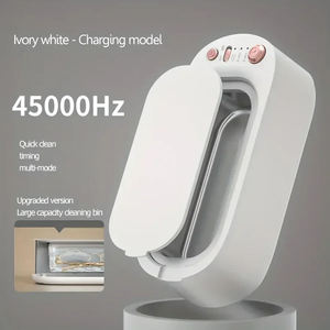 Portable <b>Ultrasonic</b> Cleaner Jewelry <b>Cleaning</b> <b>Machine</b> Electric Sonic Cleaner for Glasses Watches Aligners Bracelets Household Use - Product Image 4