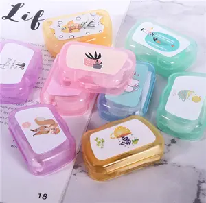 New Strawberry Contact Lens Case for Women Girl Lens Container Holder Storage Box Travel Kits Cute Contact Lenses Case Wholesale