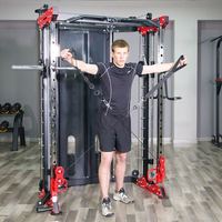 Función de equipos de Fitness Cable cruzado de la máquina Smith