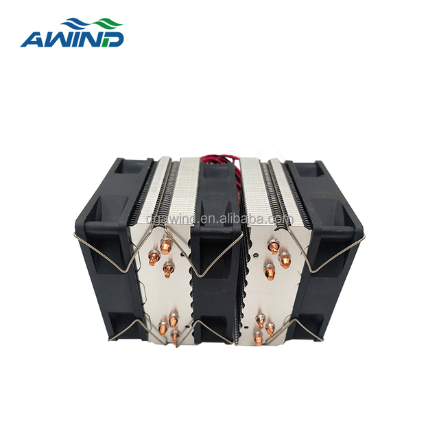 Disipador Por Aire Doble Torre amd Socket Am4 Cpu Fan Cooler Cooer Bracket Heatsink Radiator with 80mm Fan Lga1200 Lga 1151