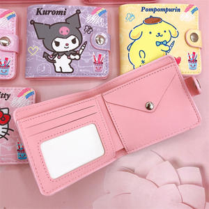 Portefeuille en cuir <span class=keywords><strong>de</strong></span> haute qualité avec motif chaton KT et <span class=keywords><strong>chien</strong></span> blanc, étui à cartes, porte-monnaie quotidien, petits cadeaux – Vente en gros - Product Image 3