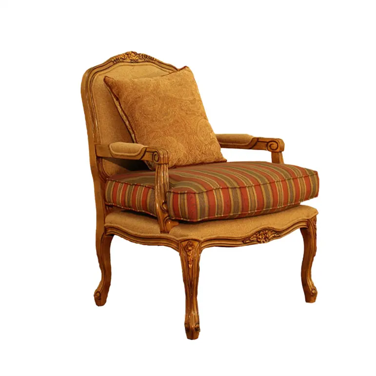 Классический дизайн каркас для резьбы по дереву ткань мебель для дома диван обеденный стул