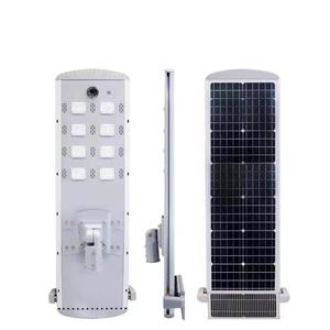 Solar Street <b>Light</b> 60V DC LED Aluminum Alloy Mono Si Solar Cell <b>Wall</b> Mount <b>Remote</b> <b>Control</b> 50000 Hours Lifespan - Product Image 1