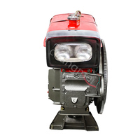 Moteur diesel agricole marin 18 ch S1105 Hors-bord pour bateau avec radiateur 15 ch 1 cylindre Composants principaux y compris moteur boîte de vitesses