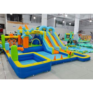 Parque Acuático Inflable FBSPORT, Castillo Inflable Gigante para Niños, Parque Acuático Inflable para Lago - Product Image 6