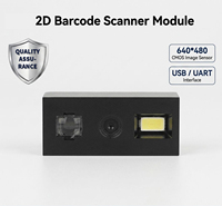 Escáner de Códigos de Barras 2D TX100 de 1M Píxeles con Obturador Global, Interfaz COM/USB para Lector OCR MRZ, Lector de Tarjetas de Identificación y Pasaportes, en Stock