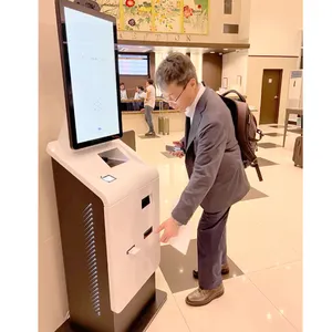 Crtly Self Service Coin Cash Change Machine Currency Exchange ATM Automated Foreign Currency Exchange Machine Ticket Kiosk