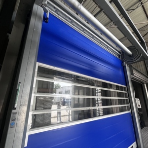 Portes à volets roulants à grande vitesse isolées thermiquement pour le stockage à froid Portes à grande vitesse Prix d'usine - Product Image 1