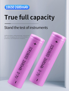High Rate Cell 2600mAh LiFePO4 Lithium Ion Rechargeable 3.7V <strong>18650</strong> <strong>Battery</strong> with 6000 Cycles for Power Tools &amp; Digital Products - Product Image 3