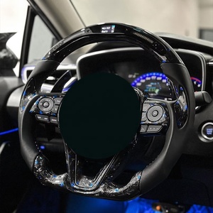 Pièces de course automobiles : Volant sport en fibre de carbone forgée avec LED et protection pour <span class=keywords><strong>Toyota</strong></span> <span class=keywords><strong>Corolla</strong></span> - Product Image 2