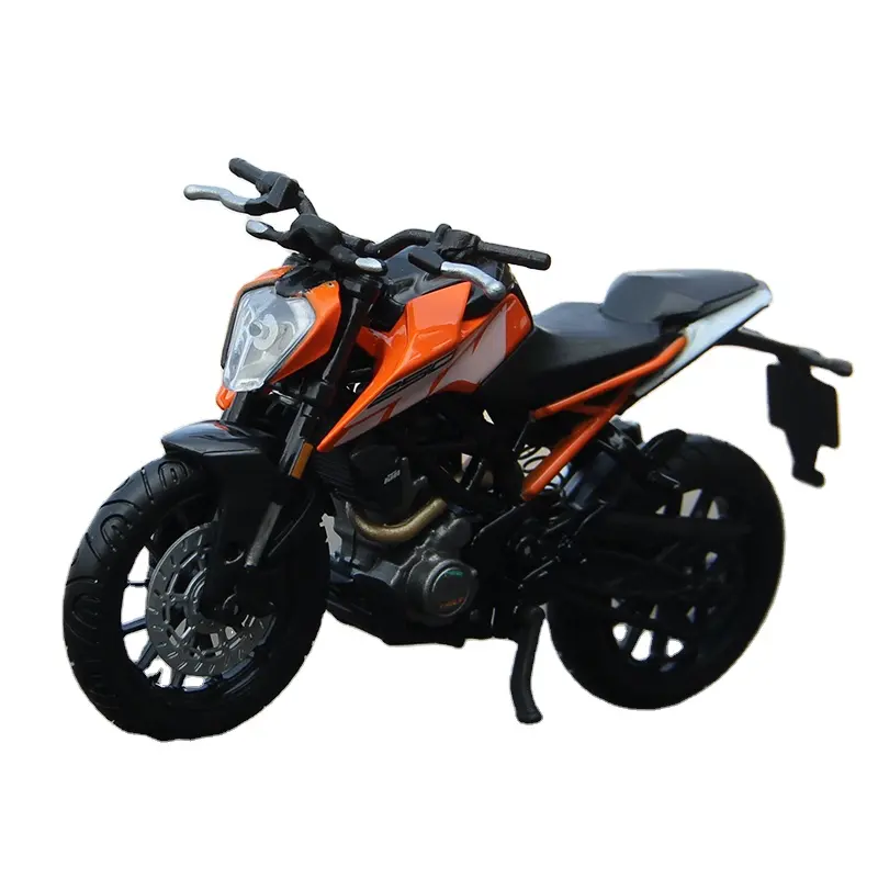 Modelo de motocicleta bburago 1:18, modelo de liga de modelo para motocicleta ktm 250 duke diecast