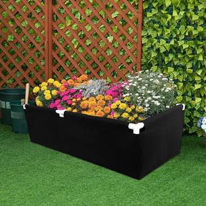उद्यान रोपण विभाजित महसूस किया बिस्तर बैग बागान पॉट वर्ग रोपण बढ़ने महसूस किया के लिए कंटेनर पौधों, फूल, सब्जियों - Product Image 5