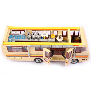 PANDAS Set di Blocchi da Costruzione 968 Pezzi OEM&ODM, Popolare Modello 'Bad Bus' di Walter White, Giocattolo Costruibile per Tutte le Età - Product Image 5
