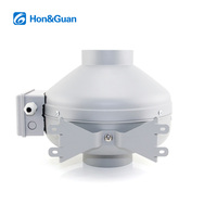 Ventilateur centrifuge en ligne à haute pression statique, moteur à rotor externe de 100 mm, roulements NSK, équilibrage G2.5, IP44, pour conduits longs