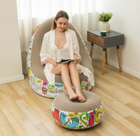 Fauteuil gonflable IStapromo Gifts, canapé paresseux en PVC + flocage, pour chambre, maison, loisirs, canapé portable d'extérieur