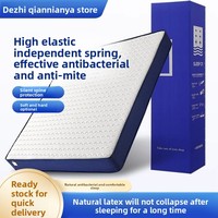 Unabhängige Spring Memory Gel Foam Rolled Compressed Mattres: Ideal für Zuhause, Schlafzimmer und Vermietungen. Tatami, Tragbar, ultra-bequem