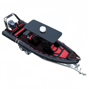 गर्म बिक्री 26 फीट एल्यूमीनियम हल मछली पकड़ने वाली नाव हाइपोलोन/pvc <span class=keywords><strong>inflatable</strong></span> डिजाइन - Product Image 3