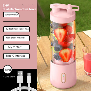 Nuevo Exprimidor Portátil Inalámbrico de 500 ml, Vaso Exprimidor Recargable por USB, Procesador de Alimentos, Licuadora de Frutas y Verduras con Asa - Product Image 6