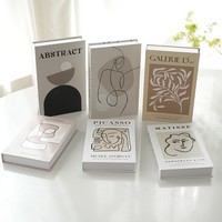 Livres décoratifs modernes, simples, ouvrables et écologiques pour salon, salle à manger, table basse, rangement et accessoires décoratifs pour la maison