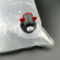 Sac à bavoirs en boîte pour vin, emballage en plastique en aluminium aseptique personnalisé, distributeur de vin, valve à bavoirs, sac de boisson liquide pour boire