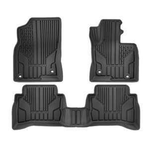 Alfombrillas para <span class=keywords><strong>Mazda</strong></span> <span class=keywords><strong>CX</strong></span> <span class=keywords><strong>5</strong></span> KF 2017-2024, Volante a la Derecha, para Todo Clima, TPE, 3.5mm de Grosor, 3 Piezas, Resistentes, Antideslizantes, Juego Completo, Coolcars - Product Image 1